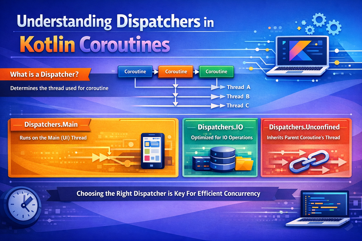 Understanding Dispatchers in Kotlin Coroutines