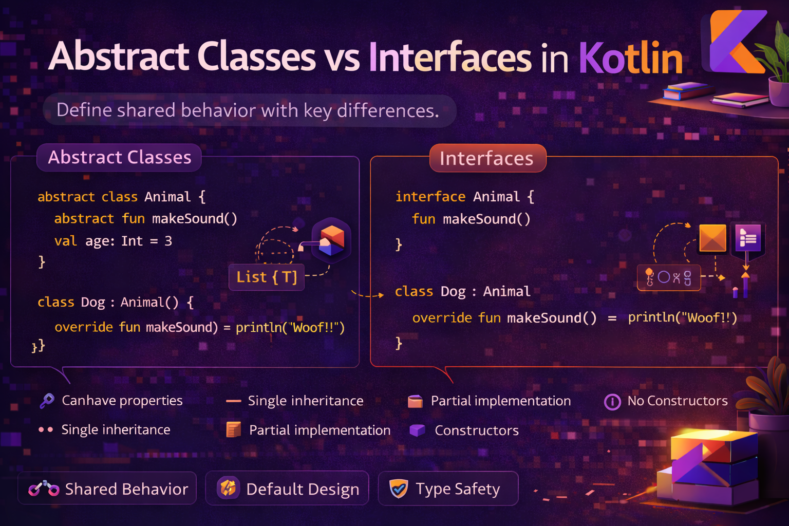 Abstract Classes vs Interfaces in Kotlin